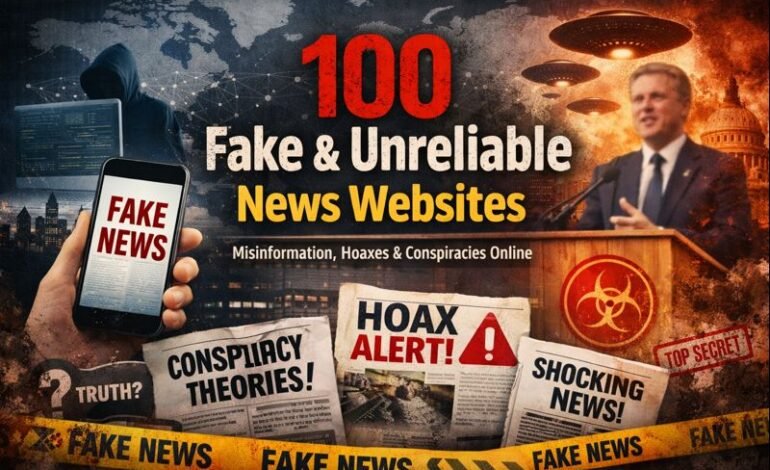Before It’s News and 100 Fake News Websites Causes, and Full Details