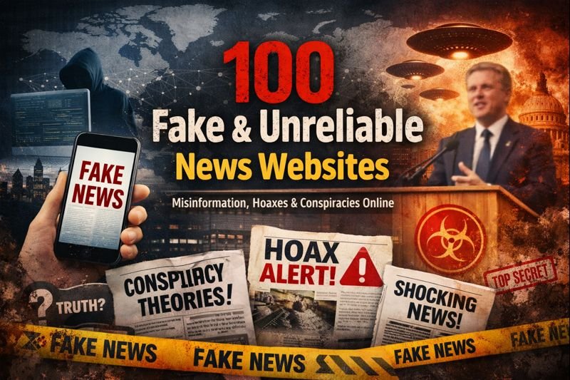 Before It’s News and 100 Fake News Websites Causes, and Full Details